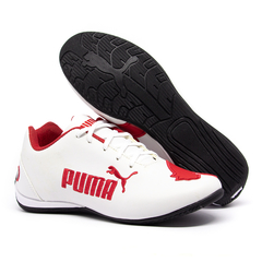 Kit 2 Pares Tênis Puma Bmw Cat 2 Branco e Vermelho + Marinho e Branco - Atacado Barato | O Fornecedor Mais Confiável do Brasil