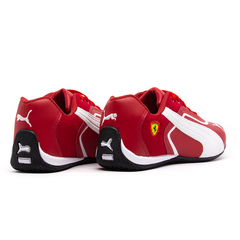 Imagem do Kit 2 Pares Tênis Puma Ferrari New Preto e Branco + Vermelho e Branco