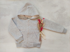 CAMPERA FRIZADA GRIS