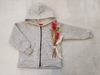 CAMPERA BASICA FRIZADA GRIS MELANGE