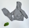 CONJUNTO MILO LANILLA ACANALADA GRIS