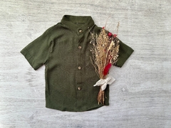 CAMISA DE LINO MAO VERDE