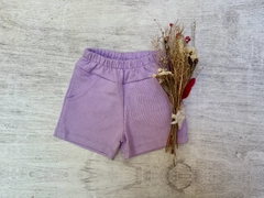 SHORT RUSTICO LILA