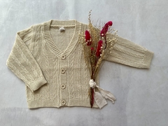 CARDIGAN DE HILO BEIGE