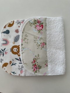 SET BABITAS X2 ANIMALITOS/FLOREADO BEIGE - comprar online