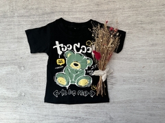 REMERA BEAR NEGRA