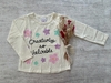 REMERA FLOWER NATURAL