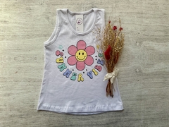 MUSCULOSA VIBES BLANCA