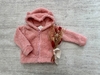 CAMPERA DE PIEL BEAR ROSA