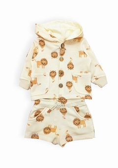 CONJUNTO RUSTICO LION CAMPERA + SHORT