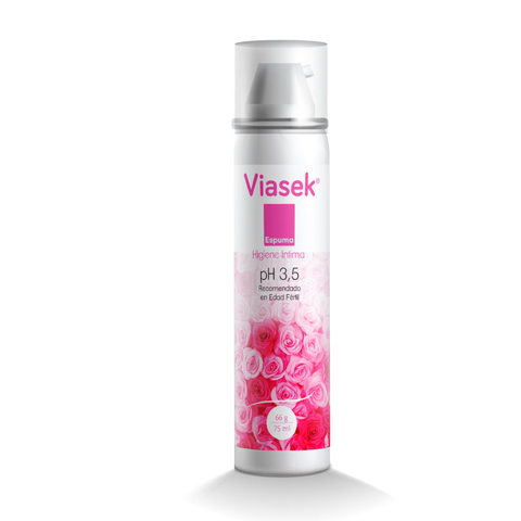 VIASEK ESPUMA HIGIENE INTIMA PH 3.5 75ml