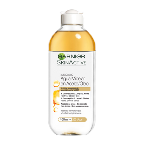 GARNIER SKIN ACTIVE AGUA MICELAR EN ACEITE 400ml