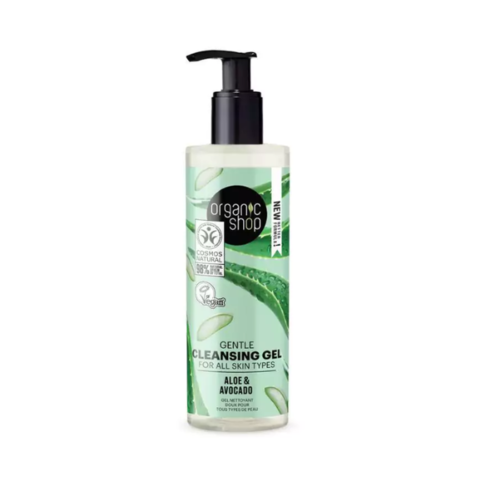 ORGANIC SHOP GEL LIMPIEZA FACIAL ALOE Y PALTA 200ml