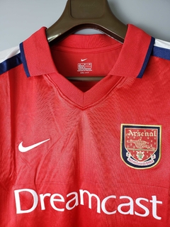 CAMISA RETRÔ DO ARSENAL - MANGA LONGA 2000 - NETSHIRTS