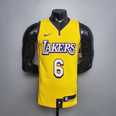 CAMISETA LOS ANGELES LAKERS - JAMES 6 - YELLOW