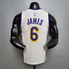 CAMISETA LOS ANGELES LAKERS - JAMES 6 - WHITE - comprar online