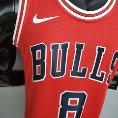 CAMISETA CHICAGO BULLS - LAVINE 8 - RED - loja online