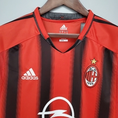 CAMISA RETRÔ DO MILAN - HOME 04/05 - comprar online