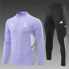 CONJUNTO AGASALHO DO REAL MADRID ROXO 22/23 - comprar online