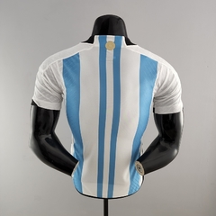 CAMISA DA ARGENTINA VERSÃO JOGADOR -HOME 2022 - NETSHIRTS