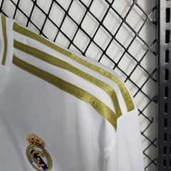 CAMISA RETRÔ DO REAL MADRID - MANGA LONGA - HOME 19/20