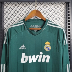 CAMISA RETRÔ DO REAL MADRID - MANGA LONGA - AWAY 12/13 - comprar online