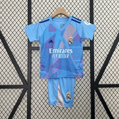 KIT INFANTIL REAL MADRID - GOLEIRO 24/25