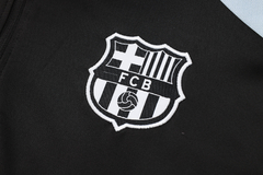 CONJUNTO AGASALHO DO BARCELONA - PRETO 24/25 - loja online