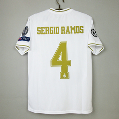 CAMISA RETRÔ DO REAL MADRID - SÉRGIO RAMOS 4 - HOME 19/20