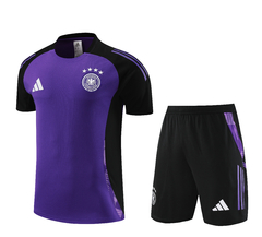 CONJUNTO DE TREINO DA ALEMANHA ROXO/PRETO 24/25