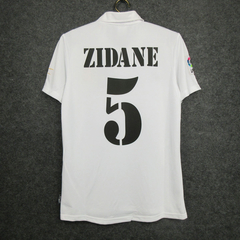 CAMISA RETRÔ DO REAL MADRID - ZIDANE 5 - HOME 01/02