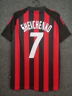 CAMISA RETRÔ DO MILAN - SHEVCHENCO 7 - HOME 02/03