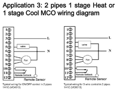 T6861H2WB-2 TERMOSTATO DIGITAL HONEYWELL, DUPLO ESTAGIO, 220V, ON OFF, HORIZONTAL, DISPLAY AZUL - RSA SENSORS