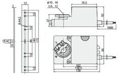 ATUADOR DE DAMPER EMO-85F-230S ON/OFF FLOATING 10NM, 220 V na internet