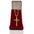 Corrente Sulplics Italiana 4 mm Pingente Cruz Manto Banhado Ouro 18k - comprar online
