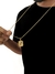 Corrente Masculina 2mm Adulto e Infantil + Pulseira Com Pingente Placa Jesus Banhado Ouro 18k - loja online