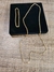 Corrente Cadeado - 2mm (72cm) + Pulseira + Pingente Estrela de Davi Com Arco Banhado Ouro 18 k - comprar online