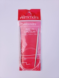 Agujas Circulares de Acero Almendra - tienda online