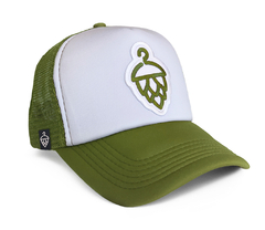 Gorra Trucker Verde y Blanca - Look And Beer