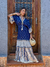 VESTIDO LONGO BOHO DALFOS AZUL - comprar online