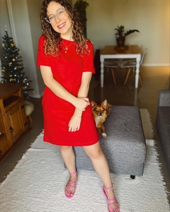 Imagem do T-dress Basic Red