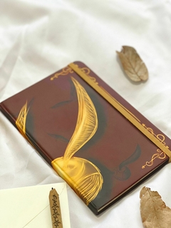 Caderninho Pomo de Ouro - Pautado, capa dura, 80 folhas
