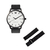 reloj negro correa negra marca Valkur diseñado en argentina