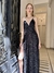 Vestido Estocolmo Glitter Negro - Le Mans