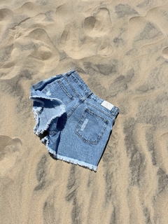 Shorts Jeans Mom Destroyed - VIVI ATACADO