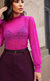 Blusa Tule Alessa Fucsia - comprar online