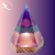Lampara piramide de orgón - comprar online