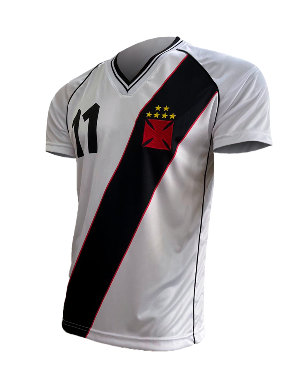 Camiseta Vasco Cruz de Malta Masculina - Branco