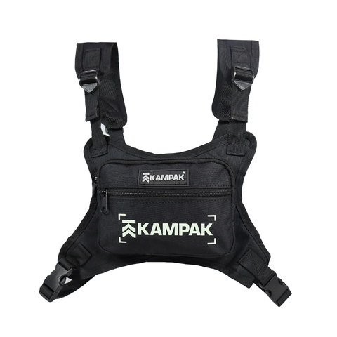 Slim Chest Bag Kampak Nv56 Vinil Glowshift Brilla Oscuridad