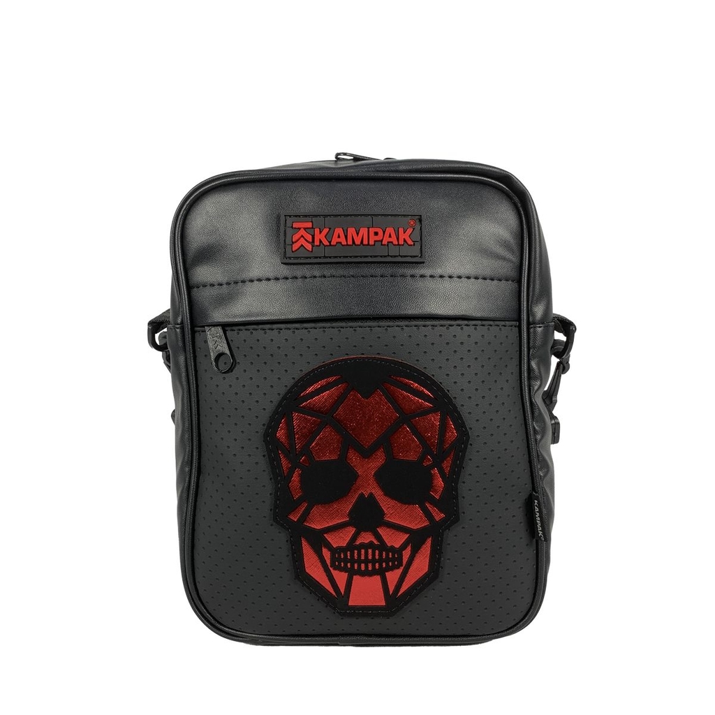 Mariconera Pechera Kampak Mk09 Bandolera Cruzada Calavera